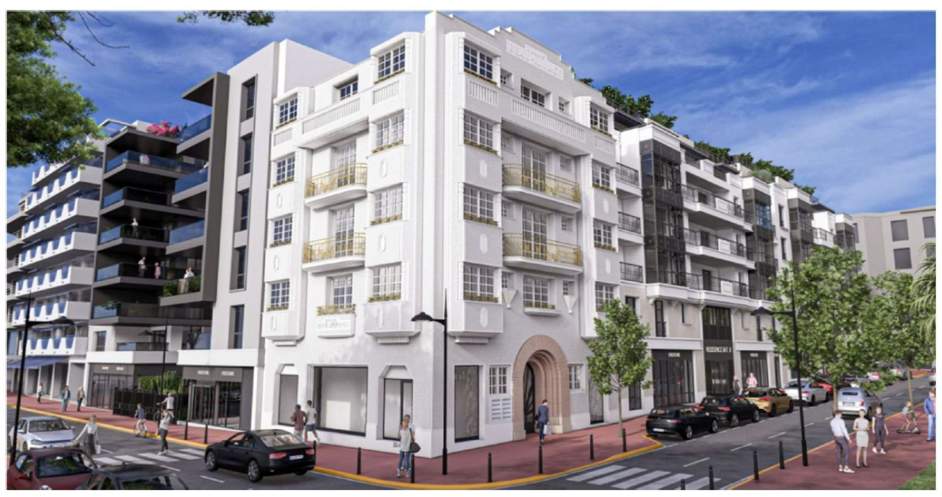 Трёхкомнатная квартира в новостройке у моря в Антиб Жуан ле Пен