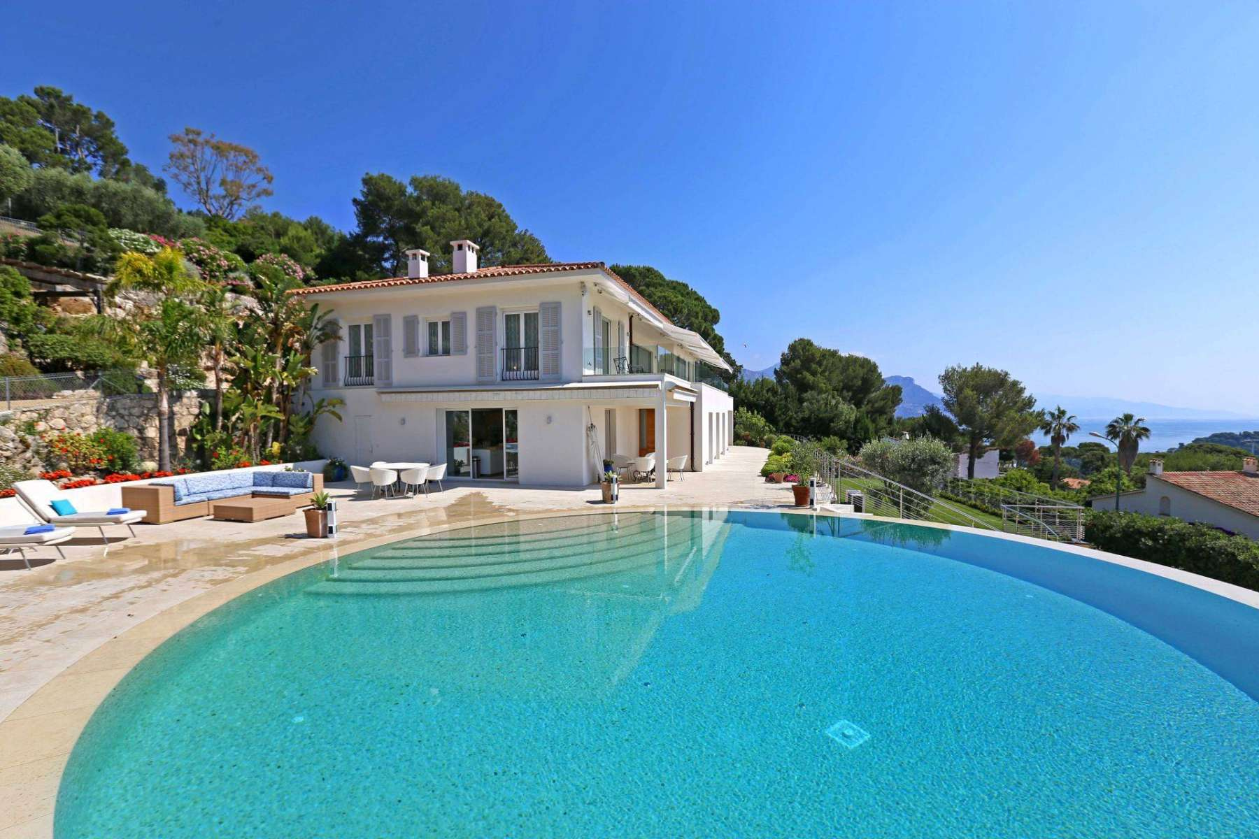 Вилла люкс с видом на море на Saint-Jean-Cap-Ferrat