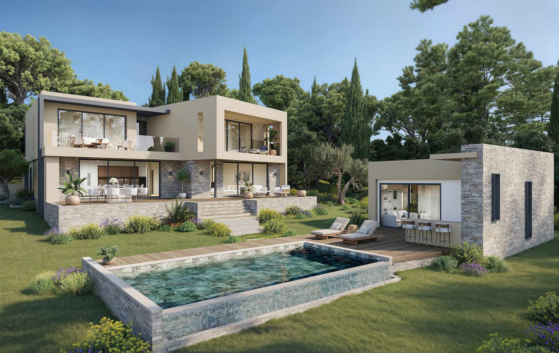 New Luxury Villas in Gated Estate in Mougins