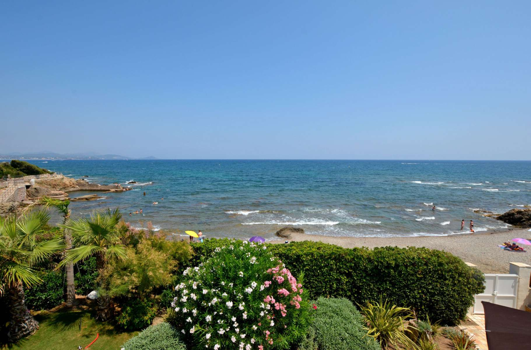 Fréjus Beachfront Villa with Private Beach Access and Rental Potential